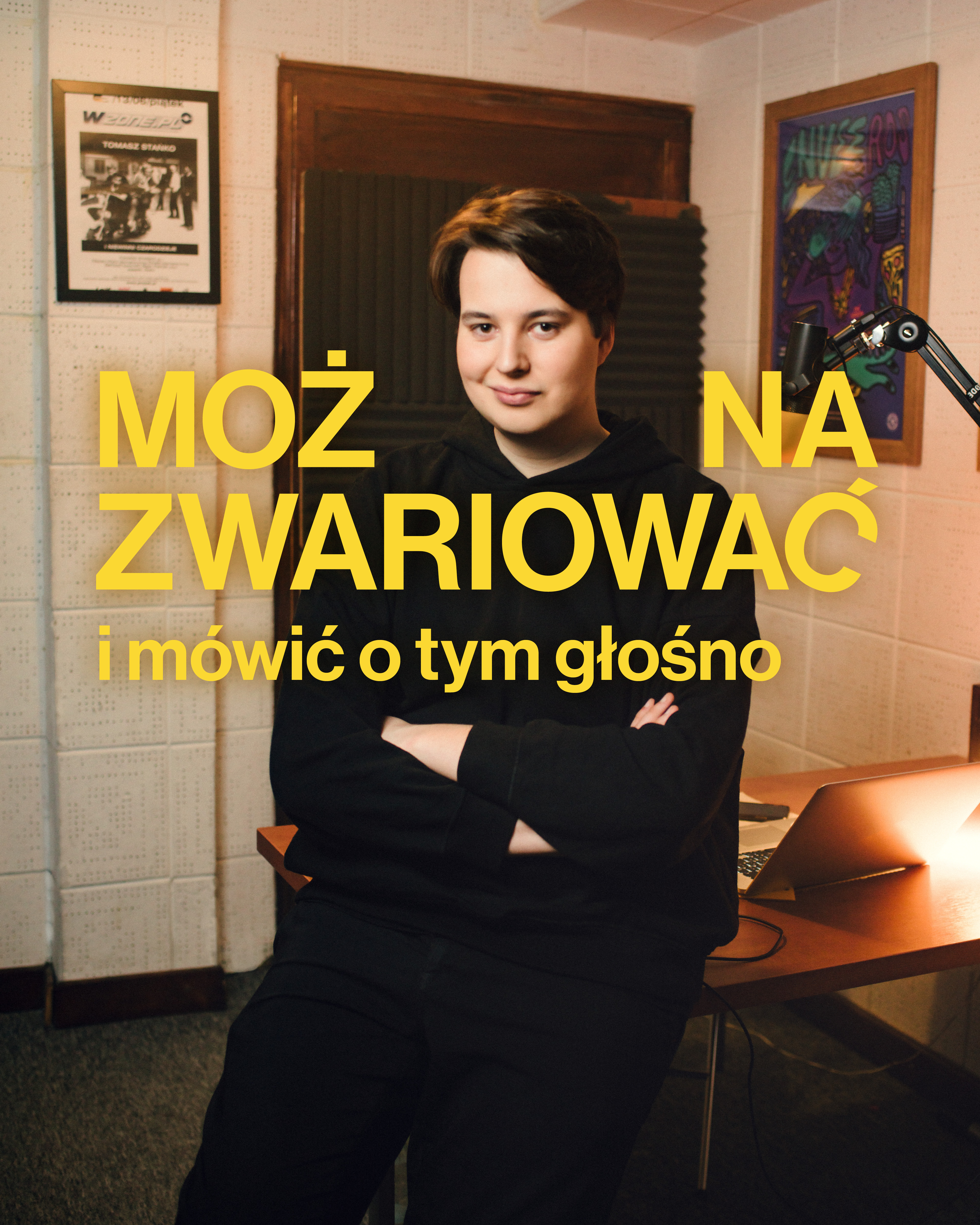 Plakat kampanii Można Zwariować